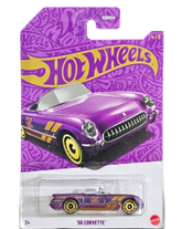 Hot Wheels 57th Anniversary Pearl & Chrome 2024 '1955 Corvette' Diecast Car